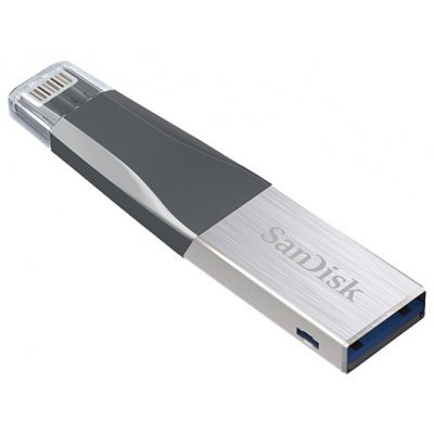  USB  Sandisk 128GB iXpand Mini USB3.0/Lightning SDIX40N-128G-GN6NE - #1