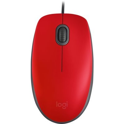   Logitech Mouse M110 SILENT Red USB (910-005489) - #1