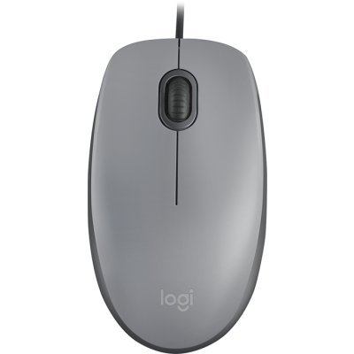   Logitech Mouse M110 SILENT Mid Grey USB (910-005490) - #1