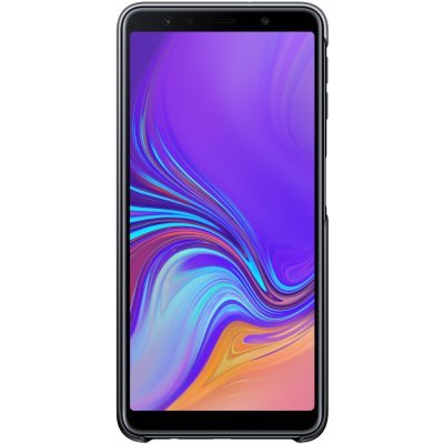 Фото Чехол для смартфона Samsung Galaxy A7 (2018) Gradation Cover черный (EF-AA750CBEGRU) - #2
