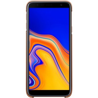 Фото Чехол для смартфона Samsung Galaxy J4+ (2018) Gradation Cover золотистый (EF-AJ415CFEGRU) - #1