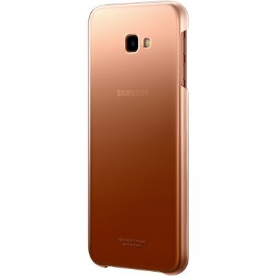 Фото Чехол для смартфона Samsung Galaxy J4+ (2018) Gradation Cover золотистый (EF-AJ415CFEGRU) - #3