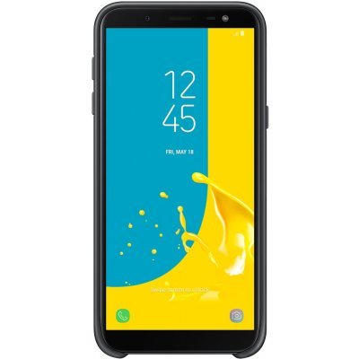 Фото Чехол для смартфона Samsung Galaxy J6 (2018) Dual Layer Cover черный (EF-PJ600CBEGRU) - #1