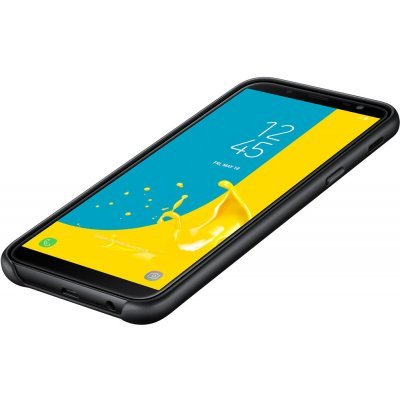 Фото Чехол для смартфона Samsung Galaxy J6 (2018) Dual Layer Cover черный (EF-PJ600CBEGRU) - #4