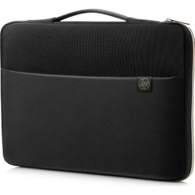 Фото Чехол для ноутбука HP 15 Blk/Gold Carry Sleeve (3XD35AA) - #1