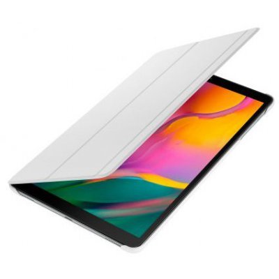 Фото Чехол для планшета Samsung Galaxy Tab A 10.1 (2019) Book Cover полиуретан/поликарбонат белый (EF-BT510CWEGRU) - #3