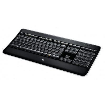 Фото Клавиатура Logitech Wireless Illuminated Keyboard K800 черная (920-002395) - #1