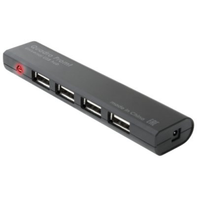 Фото USB концентратор Defender Quadro Promt USB 2.0, 4 порта - #1