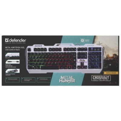   Defender Metal Hunter GK-140L RU,RGB ,19 Anti-Ghost - #2