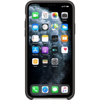 Фото Чехол для смартфона Apple iPhone 11 Pro Max Silicone Case MX002ZM/A Black (Черный) - #1