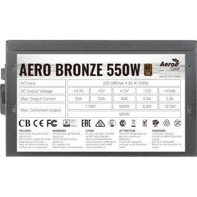     Aerocool AERO BRONZE 550W - #5