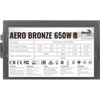    Aerocool AERO BRONZE 650W - #5
