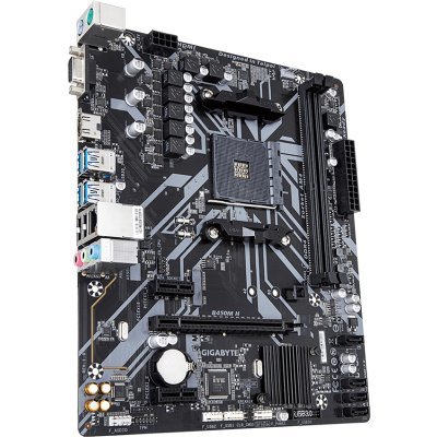     Gigabyte B450M H Soc-AM4 AMD B450 2xDDR4 mATX AC`97 8ch(7.1) GbLAN RAID+VGA+HDMI - #1