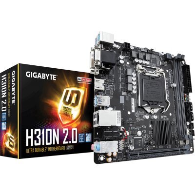     Gigabyte H310N 2.0 Soc-1151v2 Intel H310C 2xDDR4 mini-ITX AC`97 8ch(7.1) GbLAN+VGA+DVI+HDMI - #4