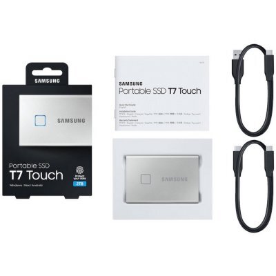 Фото Накопитель SSD Samsung USB Type-C 2Tb MU-PC2T0S/WW T7 Touch 1.8" - #1