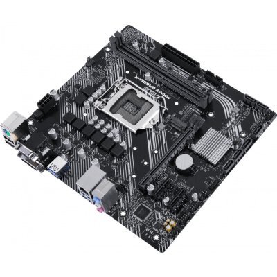 Фото Материнская плата ПК ASUS PRIME B460M-K Soc-1200 Intel B460 2xDDR4 mATX AC`97 8ch(7.1) GbLAN RAID+VGA+DVI - #1