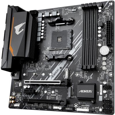     Gigabyte B550M AORUS ELITE Soc-AM4 AMD B550 4xDDR4 mATX AC`97 8ch(7.1) GbLAN RAID+DVI+HDMI - #2