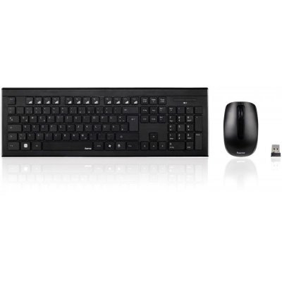 Фото Комплект клавиатура+мышь Hama Cortino клав:черный мышь:черный USB беспроводная - #8