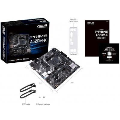 Фото Материнская плата ПК ASUS PRIME A520M-K (90MB1500-M0EAY0) - #6