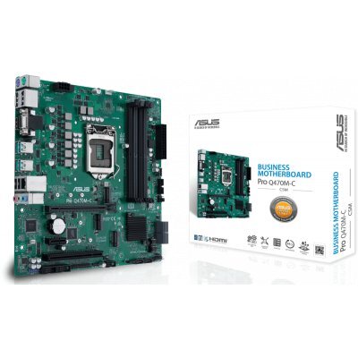     ASUS PRO Q470M-C/CSM Soc-1200 Intel Q470 4xDDR4 mATX AC`97 8ch(7.1) GbLAN RAID+VGA+HDMI+DP - #3
