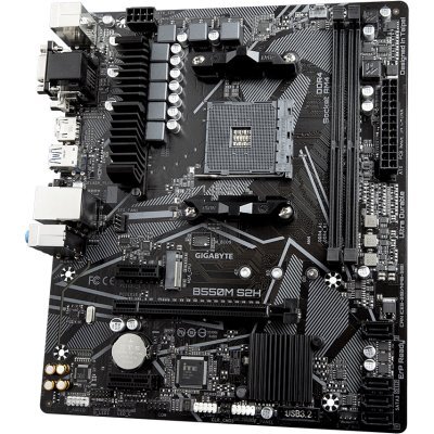     Gigabyte B550M S2H Soc-AM4 AMD B550 2xDDR4 mATX AC`97 8ch(7.1) GbLAN RAID+VGA+DVI+HDMI - #2