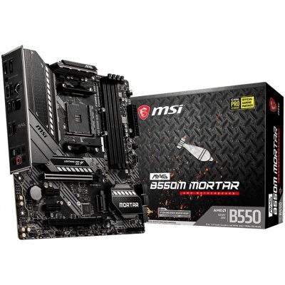     MSI MAG B550M MORTAR Soc-AM4 AMD B550 4xDDR4 mATX AC`97 8ch(7.1) 2.5Gg RAID+HDMI+DP - #4