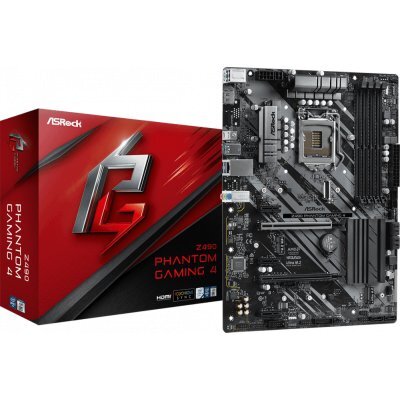     ASRock Z490 PHANTOM GAMING 4 Soc-1200 Intel Z490 4xDDR4 ATX AC`97 8ch(7.1) GbLAN RAID+HDMI - #4