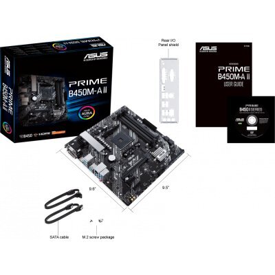     ASUS PRIME B450M-A II Soc-AM4 AMD B450 4xDDR4 mATX AC`97 8ch(7.1) GbLAN RAID+VGA+DVI+HDMI - #4