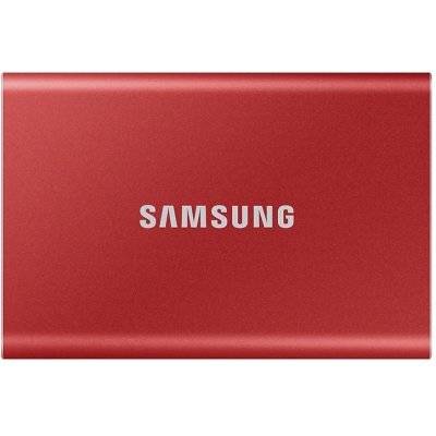 Фото Накопитель SSD Samsung SSD Samsung T7 External 2Tb (2048GB) RED TOUCH USB 3.2 (MU-PC2T0R/WW) - #1