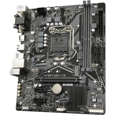 Фото Материнская плата ПК Gigabyte H410M S2H V2 - #1