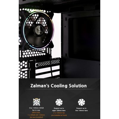     ZALMAN K1 Rev.B, ATX, BLACK - #6