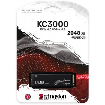   SSD Kingston PCI-E 4.0 x4 2Tb SKC3000D/2048G KC3000 M.2 2280 - #1