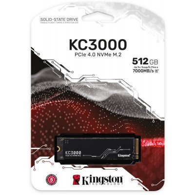   SSD Kingston PCI-E 4.0 x4 512Gb SKC3000S/512G KC3000 M.2 2280 - #1