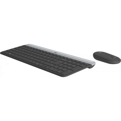 Фото Комплект клавиатура+мышь Logitech Wireless Desktop MK470 (Keybord&mouse), Black, [920-009206] - #1