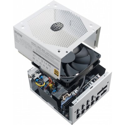     CoolerMaster Cooler Master ATX 850W V Gold V2 White Case 80+ gold (24+8+4+4pin) APFC 120mm fan 12xSATA RTL (MPY-850V-AGBAG-EU) - #9