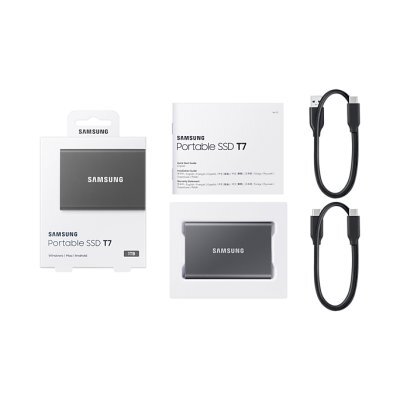    SSD Samsung T7 External 1Tb (1024GB) GREY TOUCH USB 3.2 (MU-PC1T0T/WW) - #3