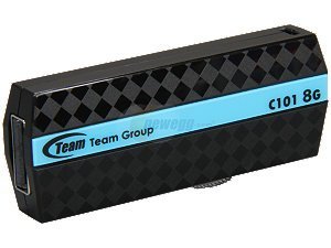  USB  8Gb TEAM C101 Drive, Blue (765441000155) - #1