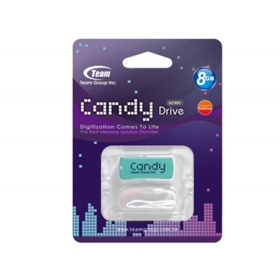  USB  08Gb TEAM Candy Drive, Blue (765441445604) - #1