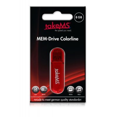  USB  8Gb TakeMS Colorline non-transparent  - #1