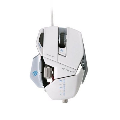   Saitek Mad Catz  R.A.T.5 Gloss White (MCB437050001/04/1) - #1