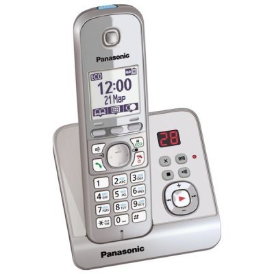 Фото Радиотелефон Panasonic KX-TG6721 серебристый металлик - #1