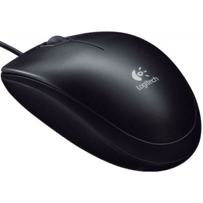   Logitech B100 Optical Mouse, USB, 800dpi, Black, [910-003357] - #1