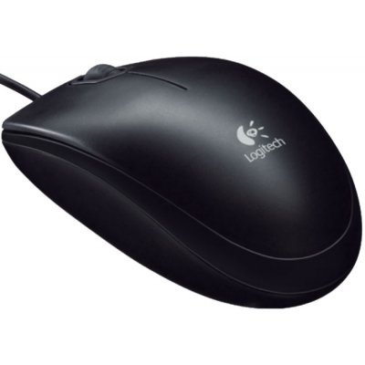 Фото Мышь Logitech B100 Optical Mouse, USB, 800dpi, Black, [910-003357] - #1