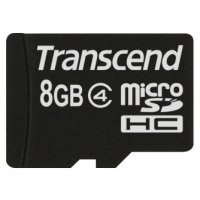 ����� ������ Transcend 8Gb microSDHC Class 4 No Box & Adapter (TS8GUSDC4)