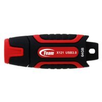 USB   64Gb TEAM X121 Drive USB 3.0, Red (765441011380)