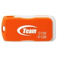 USB   32Gb TEAM C126 Drive, Orange (765441008649)