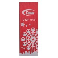 USB   16Gb TEAM C12F Drive, Red (765441008816)