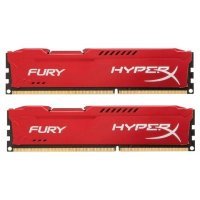     Kingston HyperX DDR-III 8GB (PC3-12800) 1600MHz Kit (2 x 4Gb) FURY Red Series