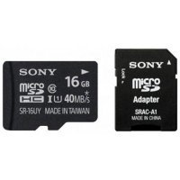   Sony 16GB MicroSDHC Class 10 SR16UYA