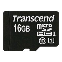   Transcend 16GB MicroSDHC Class 10 U1 UHS-I 300x no Adapter (TS16GUSDCU1)